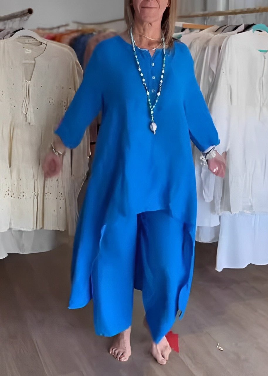 Pellavainen housupukusetti